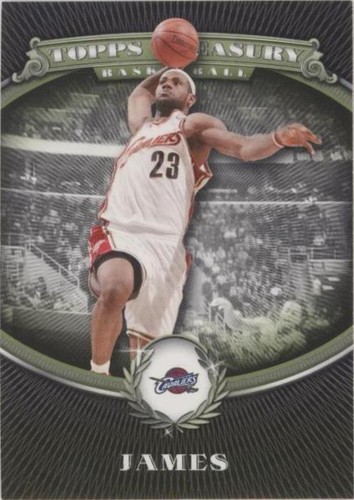2008 Topps Chrome LeBron James PSA 9 MINT #23 ICONIC Image