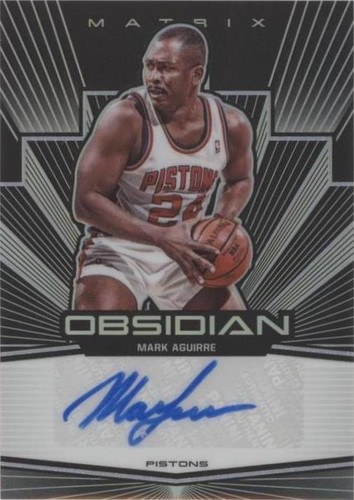 2019-20 Panini Obsidian - Mark Aguirre #MA-MAG