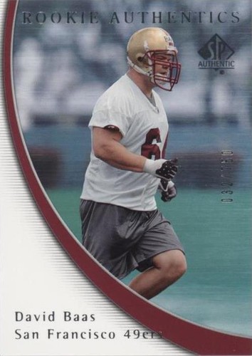 2005 SP Authentic David Baas #160