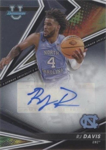 2022-23 Bowman University Best - RJ Davis #BOA-RD