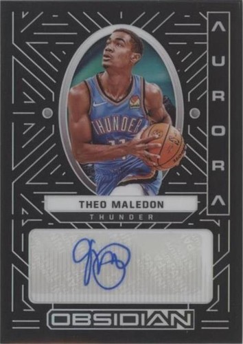 2021-22 Panini Obsidian - Théo Maledon #AUR-THM