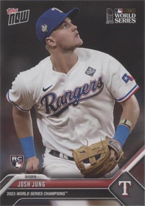 2023 Topps Now World Series Champions Texas Rangers Baseball