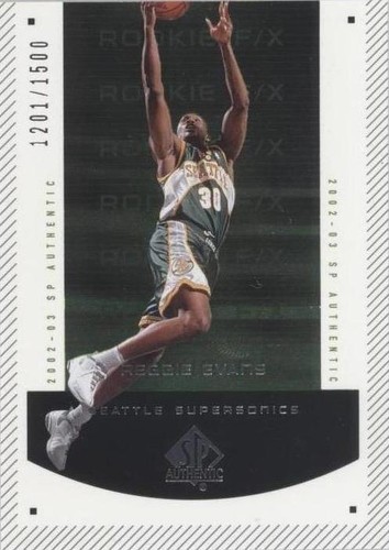 2002-03 SP Authentic - Reggie Evans #179