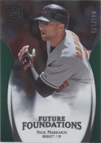 2009 Upper Deck Icons - Nick Markakis #FF-NM