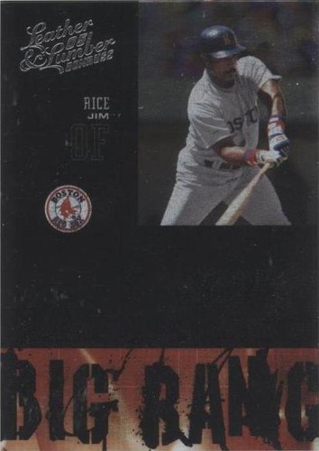 2005 Donruss Leather & Lumber - Jim Rice #BB-16