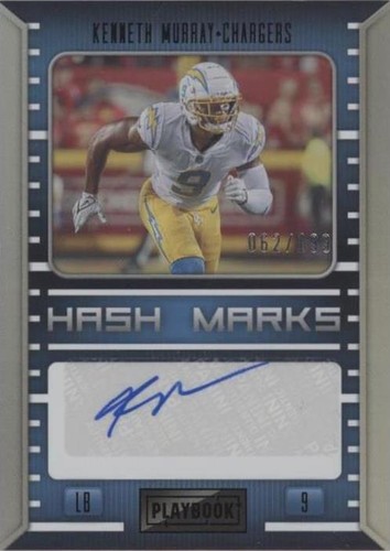 2022 Panini Playbook Kenneth Murray #HM-KM