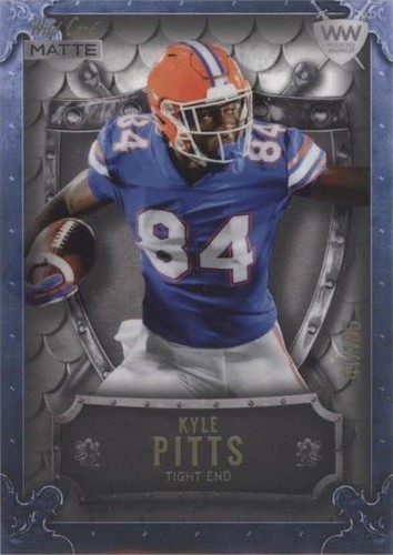 2021 Wild Card MATTE Kyle Pitts #WWB-11