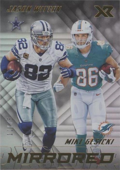2018 Panini XR Jason Witten Mike Gesicki #M-16