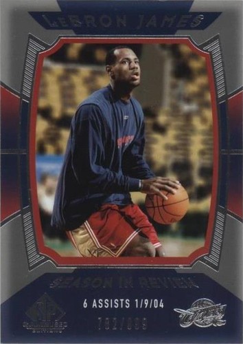 2004-05 SP Game Used - LeBron James #154