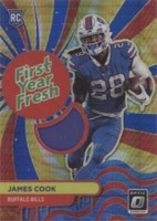 2022 Panini Donruss Optic James Cook #FYF-JC