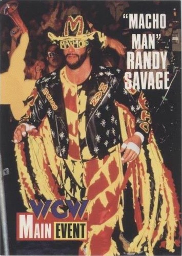 Macho Man Randy Savage 1995 Cardz WCW Main Event Tribute