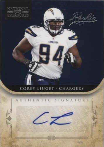 2011 Playoff National Treasures Corey Liuget #225