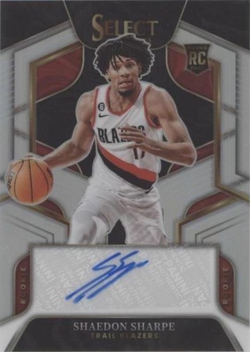 shaedon sharpe SPECTRA RPA 99シリアル　AUTO 2022-23 Panini Spectra Aspiring Auto /99 Shaedon Sharpe #AA
