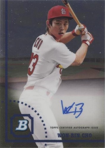 2022 Bowman Draft 1st Edition Base Card BD-65 Won-Bin Cho St