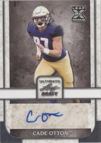 2022 Leaf Ultimate Draft Cade Otton #BA-CO1