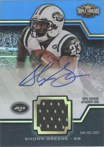 2011 Topps Triple Threads Shonn Greene #TTUAR-36