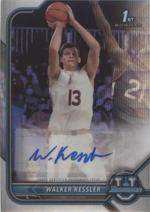 2021-22 Bowman University - Walker Kessler #BCPA-WK