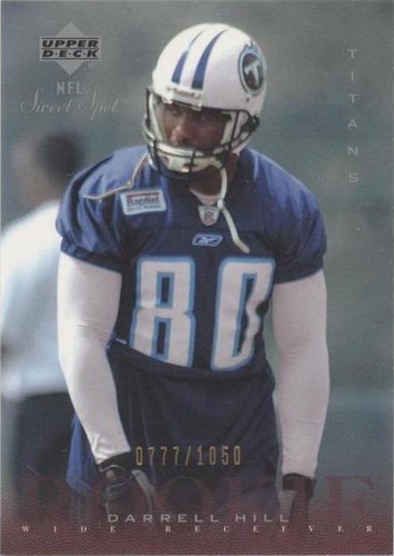 2002 Upper Deck Sweet Spot Darrell Hill #128