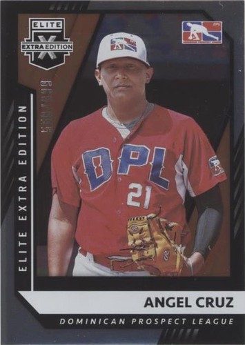 2021 Panini Elite Extra Edition - Angel Cruz #194