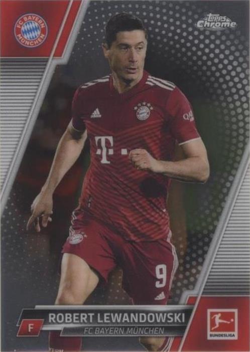 2021-22 Topps Chrome Bundesliga Robert Lewandowski #83