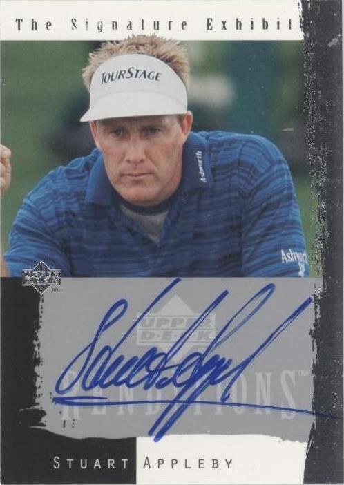 2003 Upper Deck Renditions - Stuart Appleby #SA