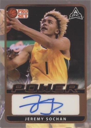 2021-22 Leaf Pro Set Power - Jeremy Sochan #BA-JS3