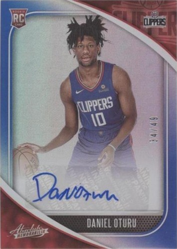 2020-21 Panini Absolute Memorabilia - Daniel Oturu #RAV-DOT