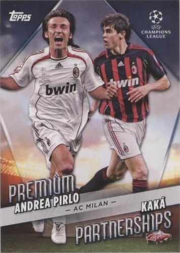 2022-23 Topps UEFA Club Competitions Andrea Pirlo Kaka #PP-11