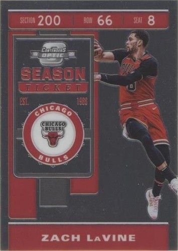 2019-20 Panini Contenders Optic - Zach LaVine #64