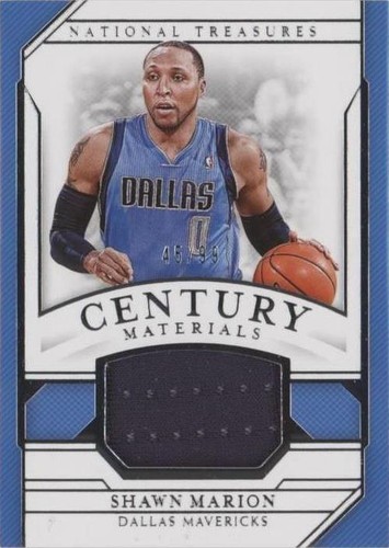 2018-19 Panini National Treasures - Shawn Marion #CM-SM