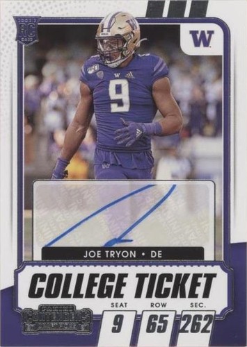 2021 Panini Contenders Draft Picks Joe Tryon-Shoyinka #211