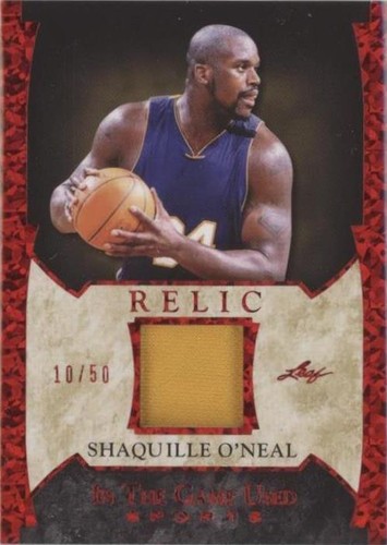 2022 Leaf In The Game Used Sports - Shaquille O'Neal #GUM-42