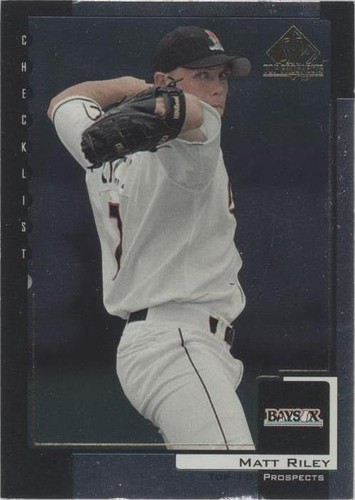 2000 SP Top Prospects - Matt Riley #10