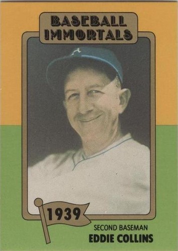 1980-87 SSPC Baseball Immortals - Eddie Collins #18