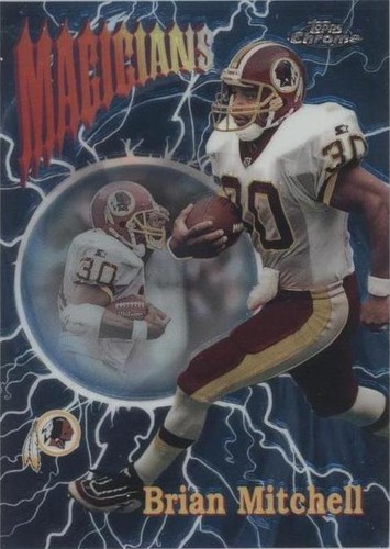 1997 Topps Chrome Brian Mitchell #11