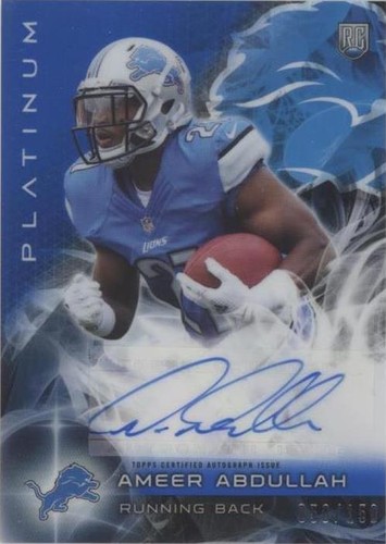2015 Topps Platinum Ameer Abdullah #AR-AA