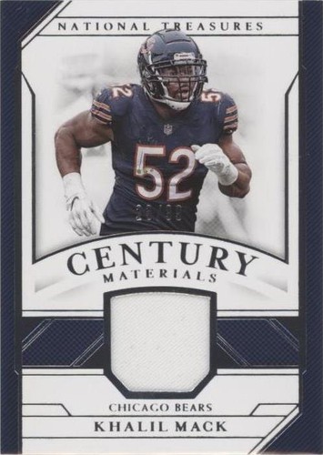 2018 Panini National Treasures Khalil Mack #CM-KM