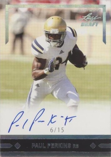 2016 Leaf Ultimate Draft Paul Perkins #GLR-PP1