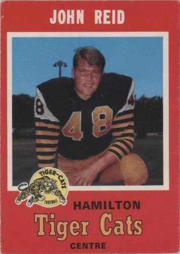 1971 O-Pee-Chee Canadian Football League John Reid #74