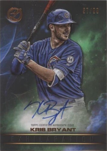 2016 Topps Legacies of Baseball - Kris Bryant #EA-KB