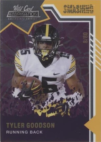 2021 Wild Card Alumination NIL Collegiate Edition Tyler Goodson #ANSM-24
