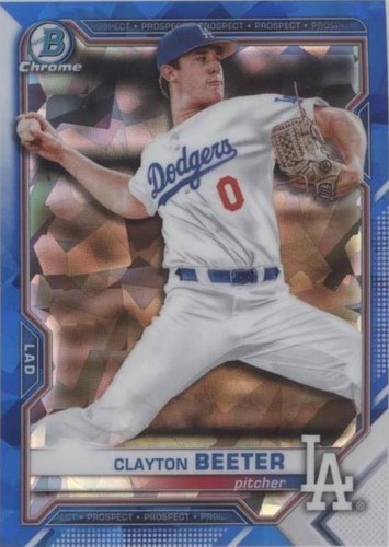 2020 Bowman Chrome Draft Sapphire Edition - Clayton Beeter #BD-30