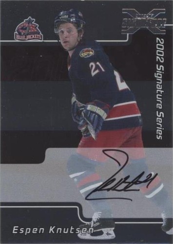 2002-03 In the Game Be A Player Signature Series - Espen Knutsen #181