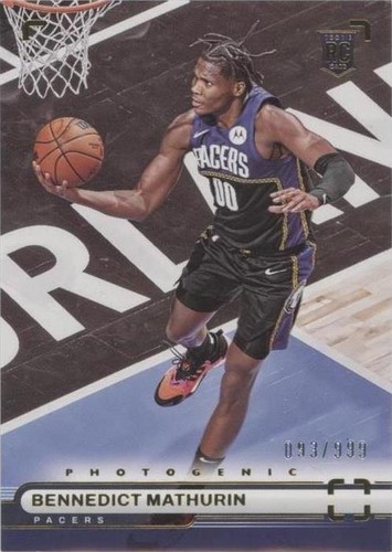 2022-23 Panini Photogenic - Bennedict Mathurin #195