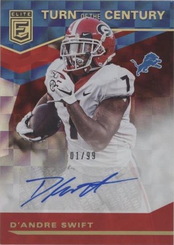 2020 Panini Donruss Elite D'Andre Swift #TC-DAS