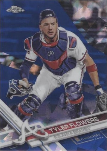 2017 Topps Chrome Sapphire Edition - Tyler Flowers #282