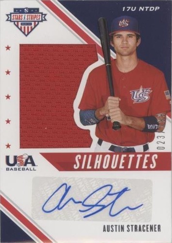 2020 Panini USA Baseball Stars & Stripes - Austin Stracener #USJ-AS