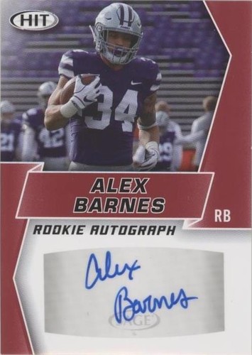 2019 Sage Hit Premier Draft Alex Barnes #A15
