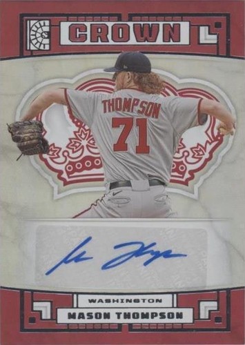 2022 Panini Capstone - Mason Thompson #C-MT