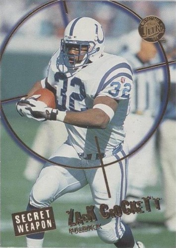 1996 Fleer Ultra Zack Crockett #191